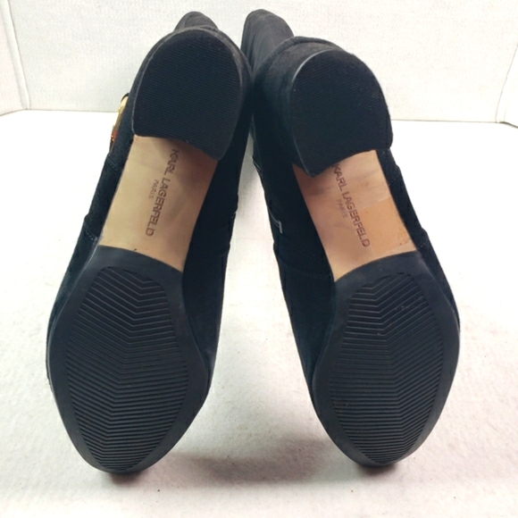 Karl Lagerfeld Paris 'Cami' Knee High Suede Boots - size 7 Women's - Picture 9 of 16